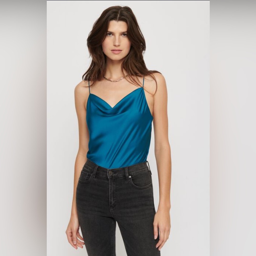 Dynamite - Blue Satin Cami